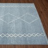 LUXE WEAVERS Daphnes Blue 8x10 Boho Moroccan Geometric Area Rug