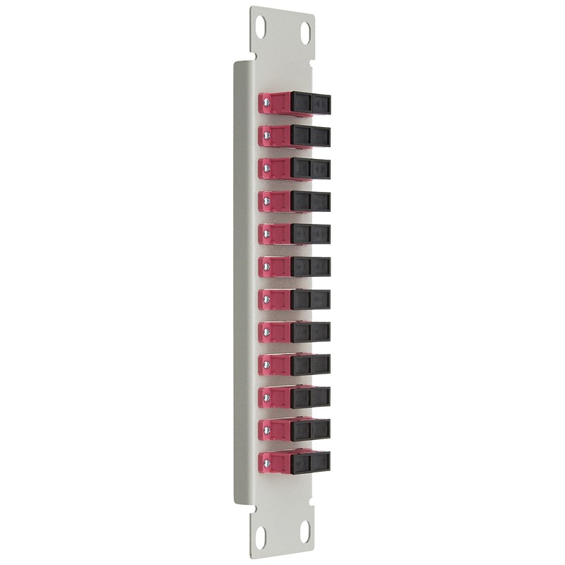 Delock 10 Inch Fibre Optic Patch Panel 12 Port SC