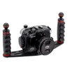 UNDERWATER CAMERA HOUSING TRAY AND HANDLES WITH 1-INCH BALL JOINT