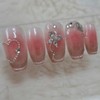 Lovely Butterfly Handmade Nail Tip Cheek Magnet - Point /