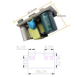 5pcs AC-DC 4.2V 2000mA Low Ripple Switching Step Down Power Module