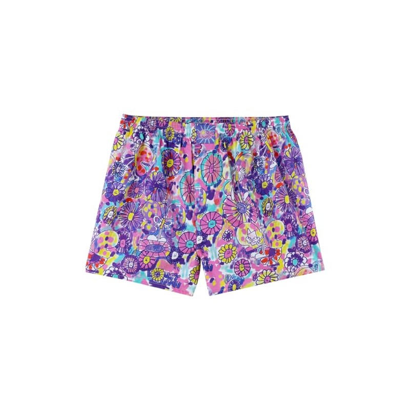 Lousy Livin Flowers Boxer Shorts, Iris blue