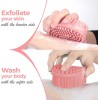 Juego 2 Cepillos Corporales Exfoliantes Silicón