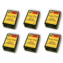 EASY CUT Pack of 6 - Easy Cut Safety Box Cutter Knife REPLACEMENT BLADES 81 ea/pk GB40470