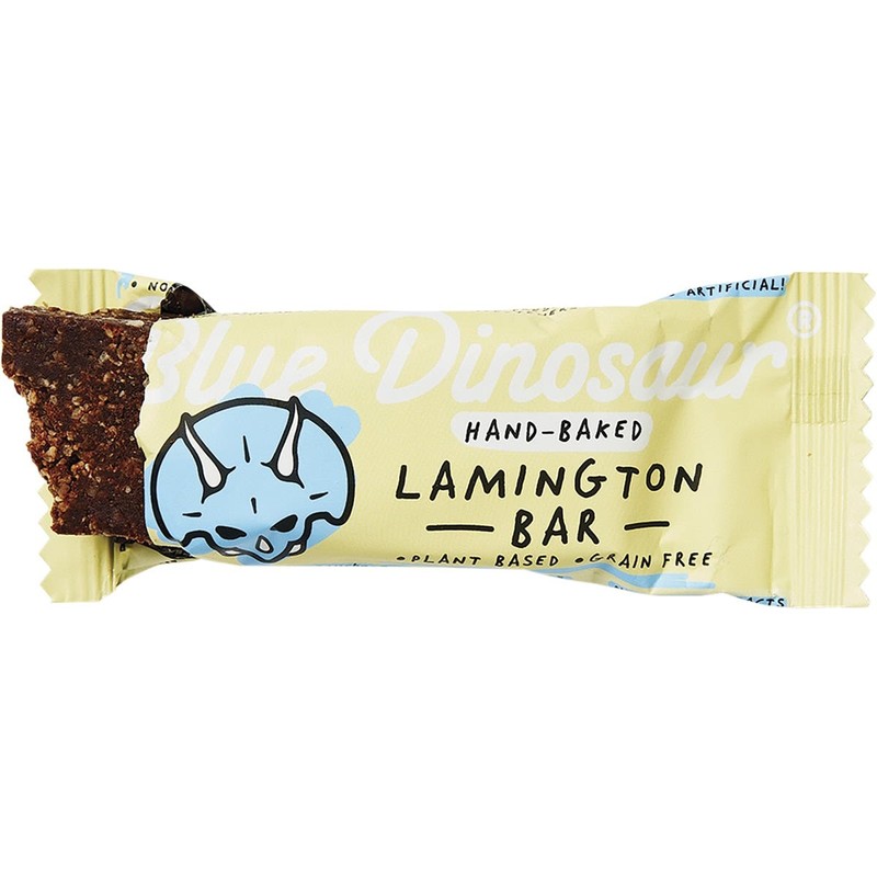 Blue Dinosaur Hand-baked Bar Lamington 45g 12 Pack