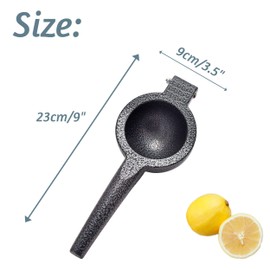 ARC Cast Iron Lime Juicer Lime Squeezer Lemon Squeezer, Heavy Duty Hand Juicer for Oranges, Pomegranate, Lemons & Limes(3.5"), J-001