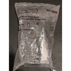 Utilitech New Utilitech Model 2202 Surface Mount Power Outlet 0423829 b303