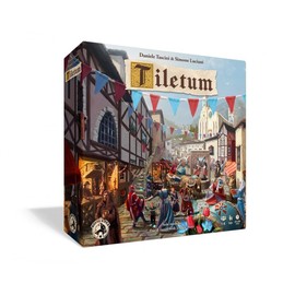 Board & Dice: Tiletum - A Deeply Thematic Dice-Management Eurogame, Play As Merchants in The Early Days of The Renaissance, Ages 14+, 1-4 Players, 60-100 Minute Playing Time