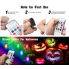 4PCS Wireless LED Strobe Lights with Remote Control, 8 Colors