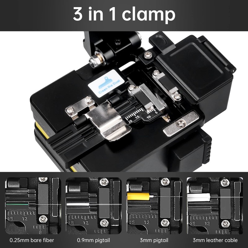 Duogalia - Optical Fiber Cleaver Stripping Cutter Tool X2 Cleaves