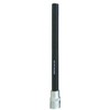 BONDHUS No.43676 Hex Socket Bit, 0.4 inches (10 mm), Insertion Angle: 0.4 inches (9.5 mm), Total Length: 2.6 inches (66 mm), Bit Total Length: 5.9 inches (150 mm), Black Dyed Treatment