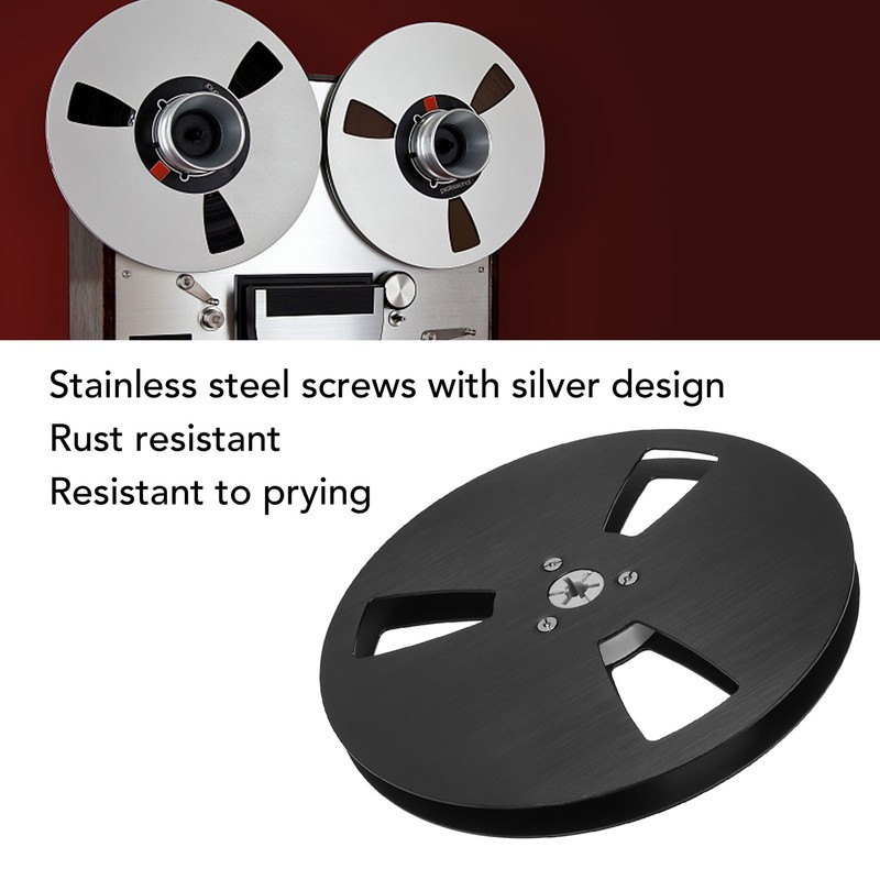 1/4 7 Inch Empty Tape Reel 3 Hole Aluminum Alloy