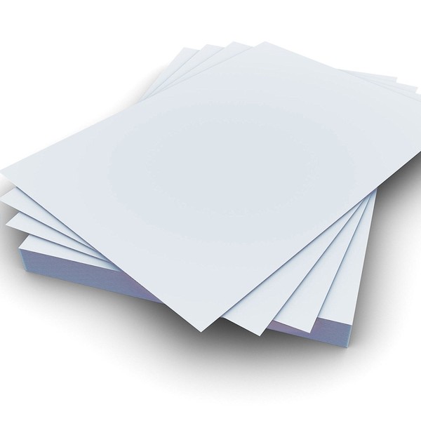 Party Decor A6 100gsm Plain Pastel Blue smooth paper Pack of 2500 Perfect for Printing on and general office use