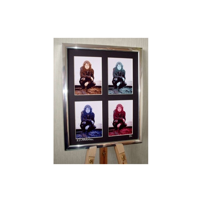 JIM MORRISON THE DOORS STUNNING SIGNED POP ART FRAMED CANVAS