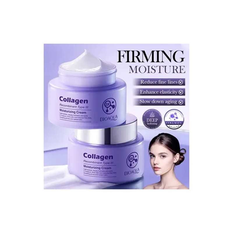 Bioaqua Crema Facial De Colágeno Recombinante Antiarrugas
