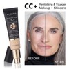 PHOERA CC+ Cream,Full Coverage Foundation，Color Correcting Cream,Anti Aging Hydrating Serum