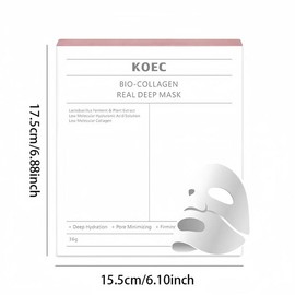 **Collagen Facial Mask 4-Pack – Hydrating Overnight Hydrogel Mask for Women, Lifting & Firming, Deep Moisturizing Skincare for Radiant, Youthful Skin**