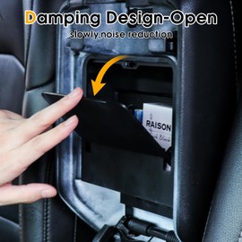 West-xingzhe for Jeep Wrangler JL Center Console Armrest Hidden Storage Box for 2018-2024 Jeep Wrangler JL 2/4 Door 4XE Gladiator JT,Center Console Box,Black