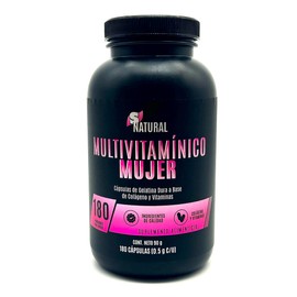 Multivitaminico Mujer 180 capsulas SNatural