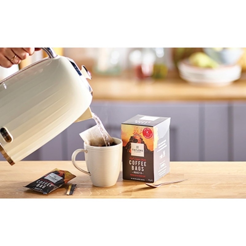 Taylors of Harrogate Hot Lava Java Coffee Bags (10 Enveloped