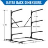 ZSLTLDU Kayak Racks for Outdoor Storage, Kayak Storage Rack, 3
