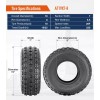 Halberd Heavy Duty 19x7.00-8 ATV Tire 4PR 19x7.00x8 19x7-8 All