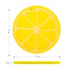 Dexas Citrus Slice Cutting Board/Serving Board 9 inches, Lemon