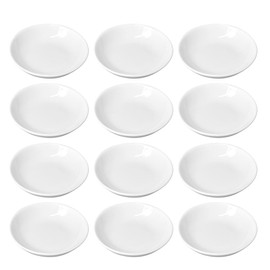 SHINEOFI 12Pcs Small Paint Mixing Palette – Round Color Mixing Trays for Acrylic, Watercolor & Oil Paints – Durable Mini Round Dishes for Artists, Students & Kids