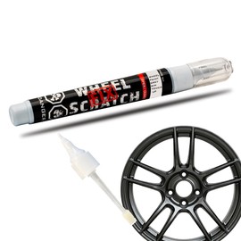 Wheel Scratch Fix Anthracite Gray Rim Touch Up Paint Kit, Car Wheel Scratch Repair Kit, Wheel Touch Up Paint Pen, curb rim repair kit, curb rash repair Kit, Universal Rim Alloy Wheel Paint Grey Anthracite (Anthracite Gray)