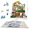 Loyratche 3 in 1 Coffee House Building Set with Light,