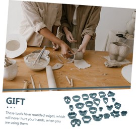 Gatuida 1 Set Polymer Clay Cutters Set for Earring Making Versatile DIY Tools for Jewelry Ceramics and Crafts Molds for Easy Creation of Unique Designs