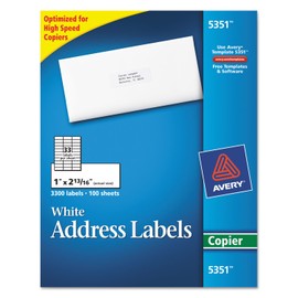 AVE5351 - Avery White Mailing Labels