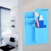 Lightsmax Silicone Grip Technology Toothbrush Holder - Convenient/Spa