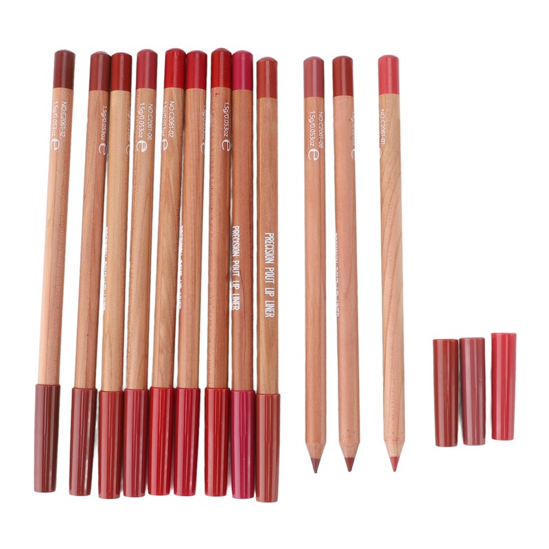 12 Colors Lip Liner Matte Lipstick Lipliner Waterproof Sweat Resistant