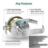 Onedaful Cuzofu Privacy Indicator Lever Lock Inuse or Vacant, Occupied
