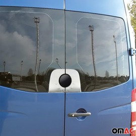 OMAC Tailgate Trunk Door Logo Frame for Mercedes Sprinter W906 2006-2013 S.Steel