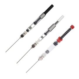 Lyfengdeam Fountain Pen Ink Filler Ink Filling Ink Auxiliary Absorber Tool for Ink Converter 3pcs Red Silver Black