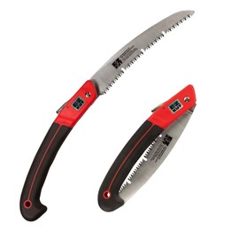 EZ KUT WOW Folding Saw 10” – Heavy-Duty Hand Saw for Tree Trimming, Pruning & Wood Cutting – Compact Foldable Design for Camping, Hunting & Survival – Razor Sharp SK4 Steel Blade