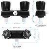 EXCELFU RV Shower Faucet, 4" Camper Shower Faucet Valve Diverter