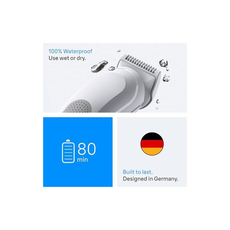 Braun Series 3 Body Trimmer, +3 Care Tools with SkinGuard