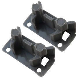 BUTITNOW Upgraded 2Pcs Dishwasher Rack Stop Clip W10195622, Upper Dishrack Slide Rail Rear Stop Fit for Whirlpool/KitchenAid/Kenmore JDB8000AWS0, 66213293K112,Replace# AP4566222, PS11750071, 1872168