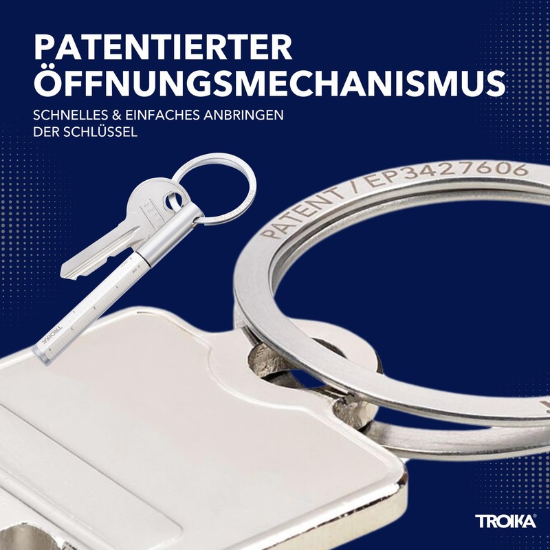 TROIKA Multitasking Pencil and Key Ring with Endless Tip (Approx