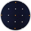 SHLAX&WING Blue Pocket Square Dots Dotty Mens Hanky Silk Business