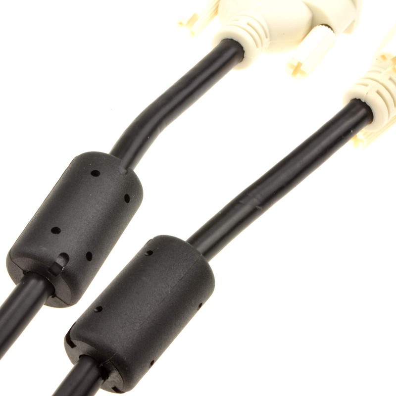 kenable DVI PC/Laptop Monitor Display Cable 18+1 Male Plugs with