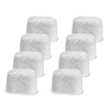 Charcoal Coffee Filter 8 Pcs Replacement Activated Charcoal Water Filters