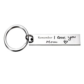 TGCNQ Mothers Day Keychain Gifts for Mom - Remember I Love You Mom - Mom Mothers Day Birthday Xmas Keepsake
