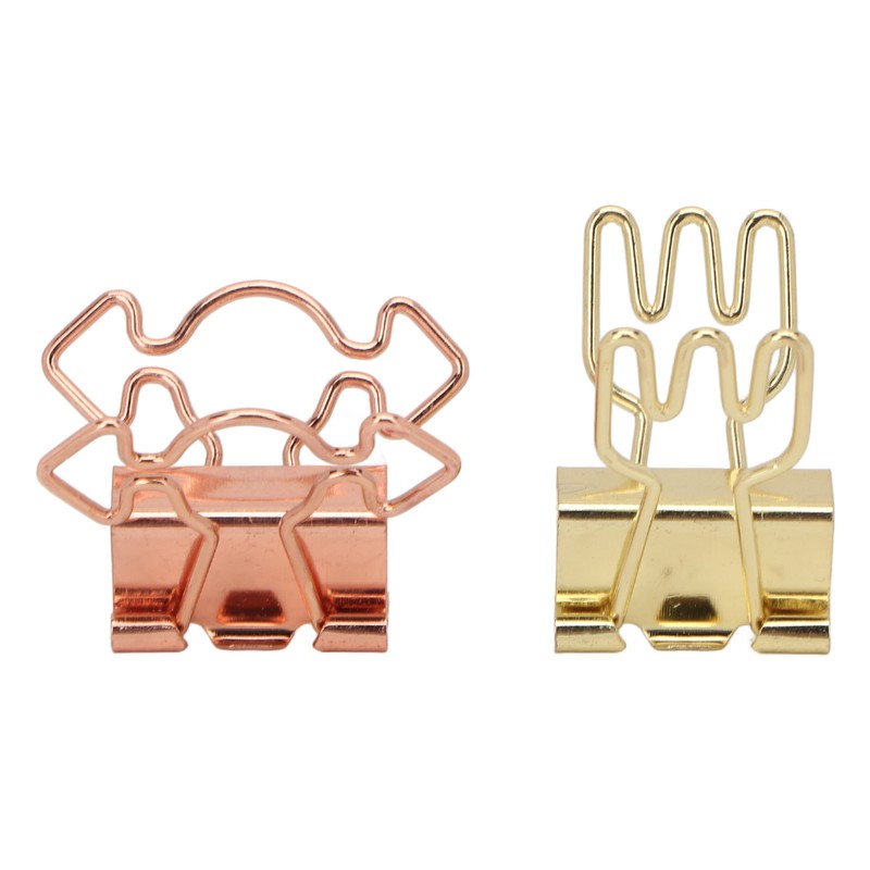 100pcs Binder Clips for Student Strong Clamping Force Metal Arrows