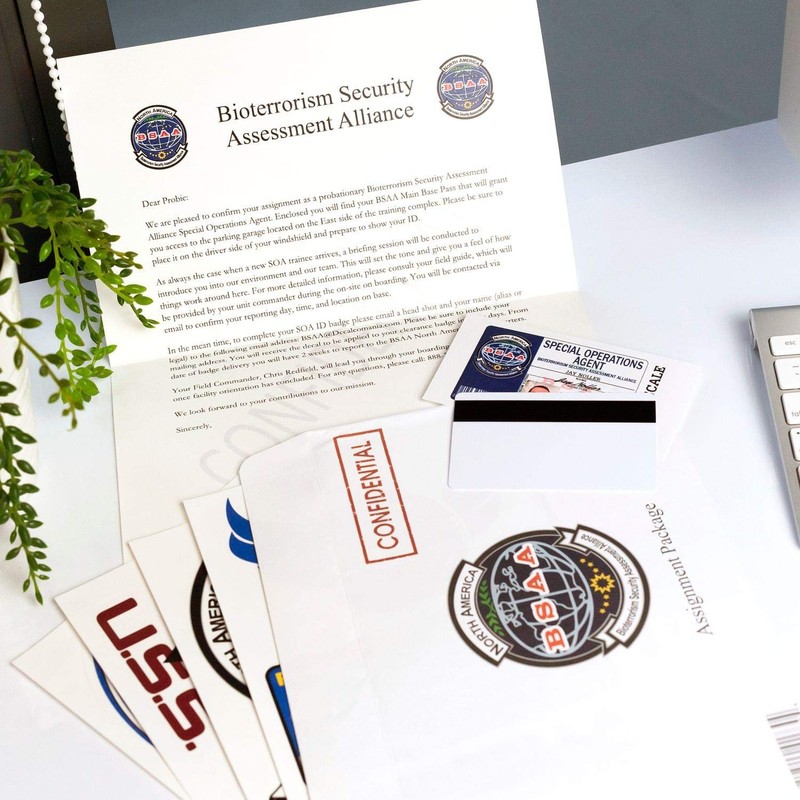 ThinkGeek Resident Evil Exclusive BSAA New Hire Kit | Includes