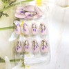 Spring Press on Nails Almond Shape Fake Nails French Tip
