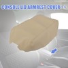 X AUTOHAUX Car Center Console Lid Armrest Seat Box Cover